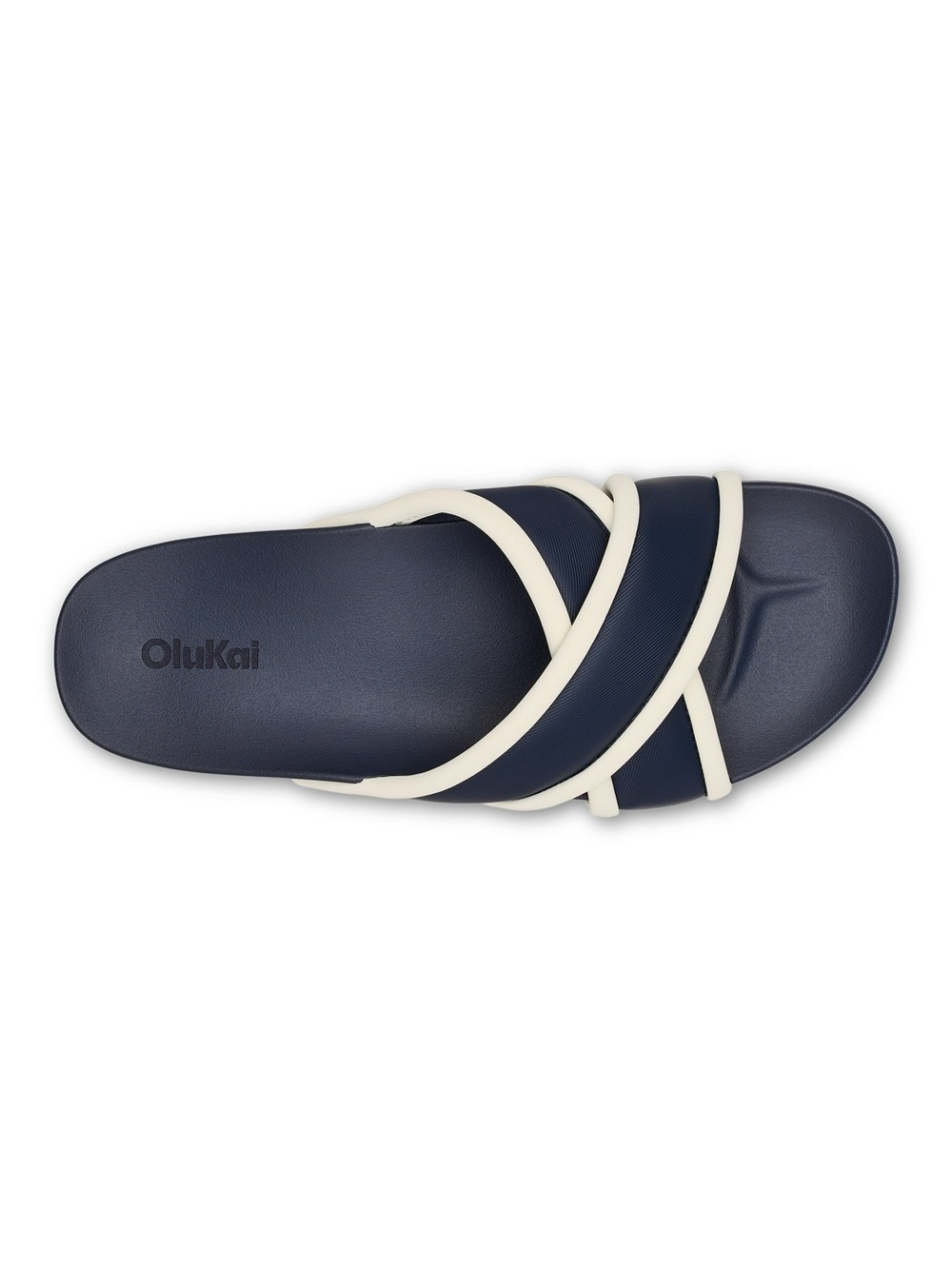 OluKai Ani Crisscross Straps Womens Sandals Slides Size 10 White Sand/White Sand - Picture 3 of 13